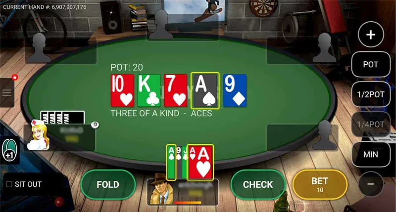Turn - Vòng cược thứ 3 của game Omaha Poker